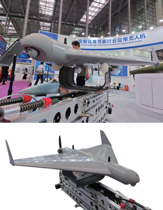 Wasp 35 oil-powered delta-wing patrol drone